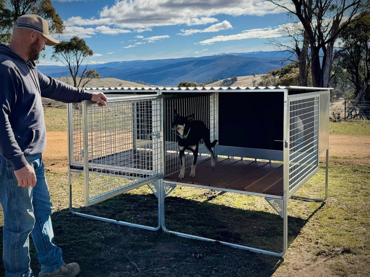 SDK Flat Pack, 3 bay Kennel